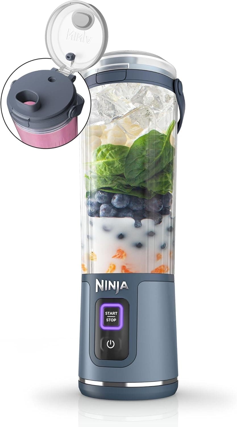 Ninja Blast Portable Blender, 18 oz with Spill-Proof Cup and Lid