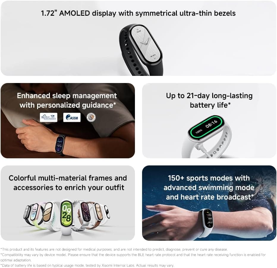 Xiaomi Smartband 10 - Activity Tracker 1.72” AMOLED, 150+ Modes - https://m.media-amazon.com/images/I/61eB+IJxMYL._AC_SL1000_.jpg