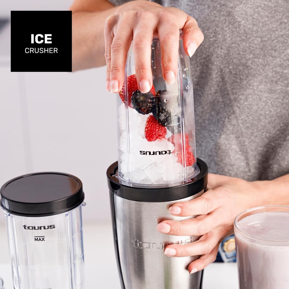 Taurus Shake & Go Mix - 1000W Personal Blender with Portable Cup