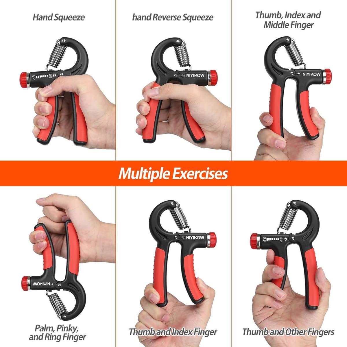 NIYIKOW Adjustable Hand Grip 10-60kg, Hand Strengthener for Athletes and Recovery - https://m.media-amazon.com/images/I/71A5FE02YiL._AC_SL1500_.jpg