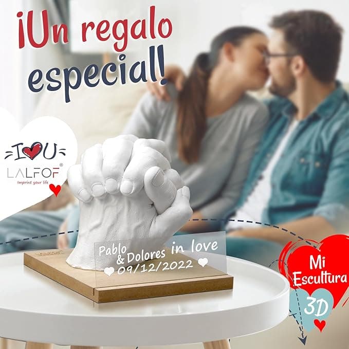 Couple's Hand Sculpture with Names - Unique Gifts for Valentine's Day - https://m.media-amazon.com/images/I/71E+x4JXivL._AC_SX679_.jpg