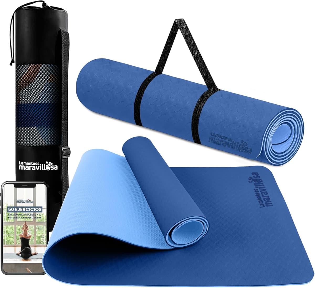 Yoga, Pilates, and Fitness Mats - LA MENTE ES MARAVILLOSA TPE