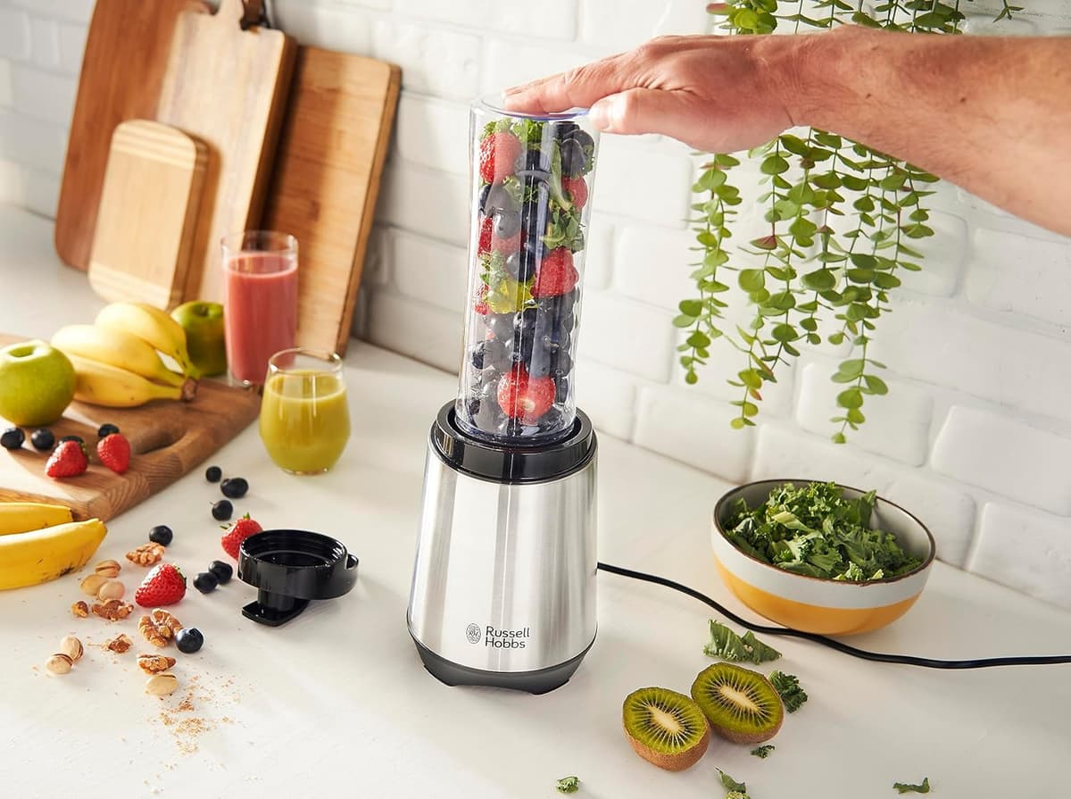 Russell Hobbs Mix & Go Individual Blender, Mini Blender for Smoothies and Juices - https://m.media-amazon.com/images/I/819Dmy1hCgL._AC_SL1500_.jpg