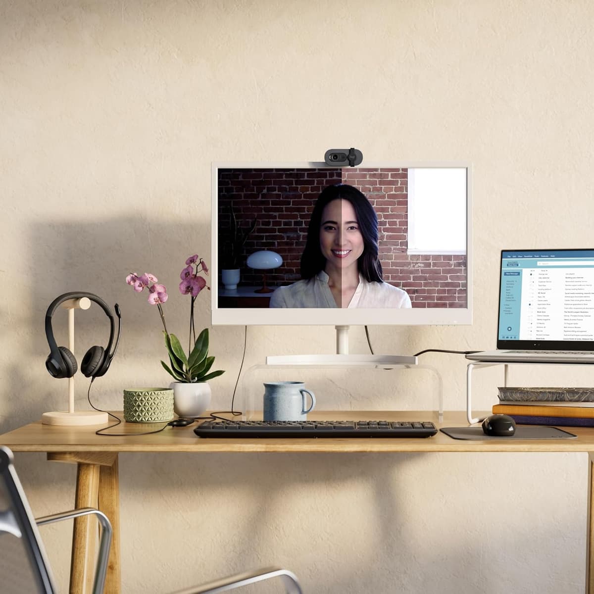 Logitech Brio 100 - Full HD Webcam for Meetings and Streaming