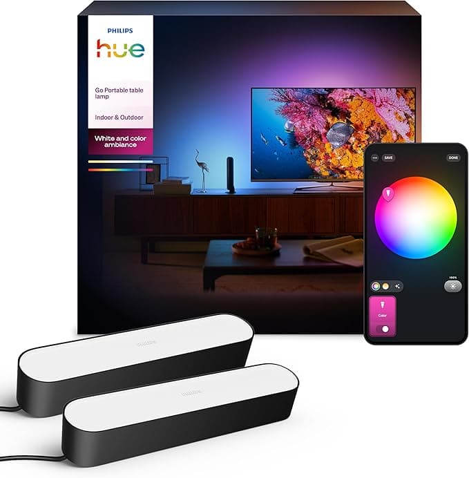 Philips Hue Play - Kit de Barras de Luz LED para Sincronización con TV y Juegos