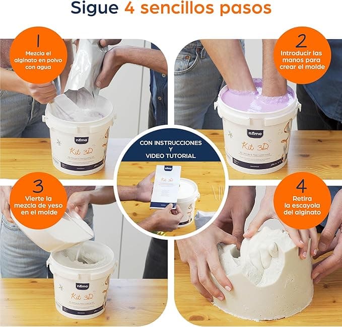 Niimo Couple Hands Sculpture – Detailed 3D Molding Kit - https://m.media-amazon.com/images/I/81m5V8SSySL._AC_SX679_.jpg