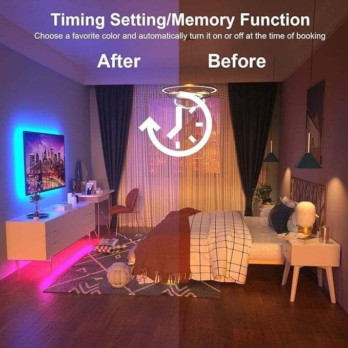 Tiras LED para TV, Kit de Retroiluminación USB con Control Remoto y Sincronización de Música, Iluminación RGB 5050 para HDTV (2M para TV de 32-42 Pulgadas) - https://m.media-amazon.com/images/I/81nhWBijOYL._AC_SX679_.jpg