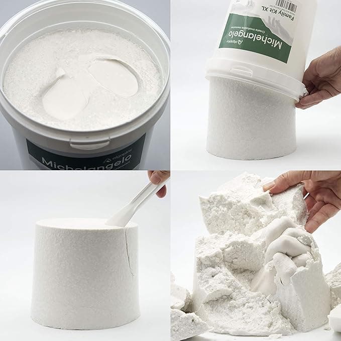 Algaplay Michelangelo Kit XL: Create Sculptures with 4 Hands as a Family - https://m.media-amazon.com/images/I/81JR6lruy3L._AC_SX679_.jpg